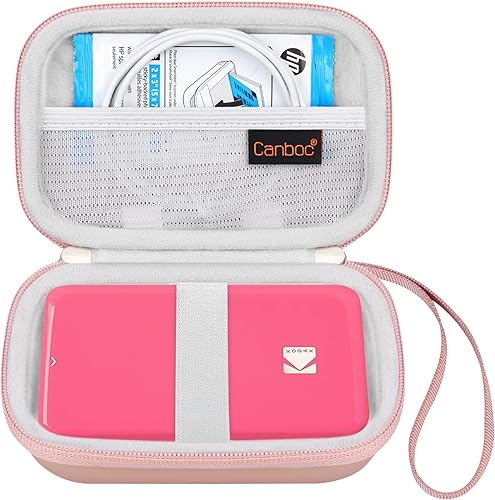 Canboc Funda rígida de transporte para KODAK Step WirelessKodak Step Slim Instant Mobile Photo Mini Impresora, bolsa de malla para papel fotográfico