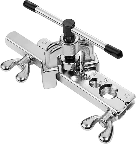 Miniatura 3 de LORESO - Kit de herramientas de abocinación, juego de herramientas de estampación de línea de rotura y HVAC para bengalas individuales de 45 en