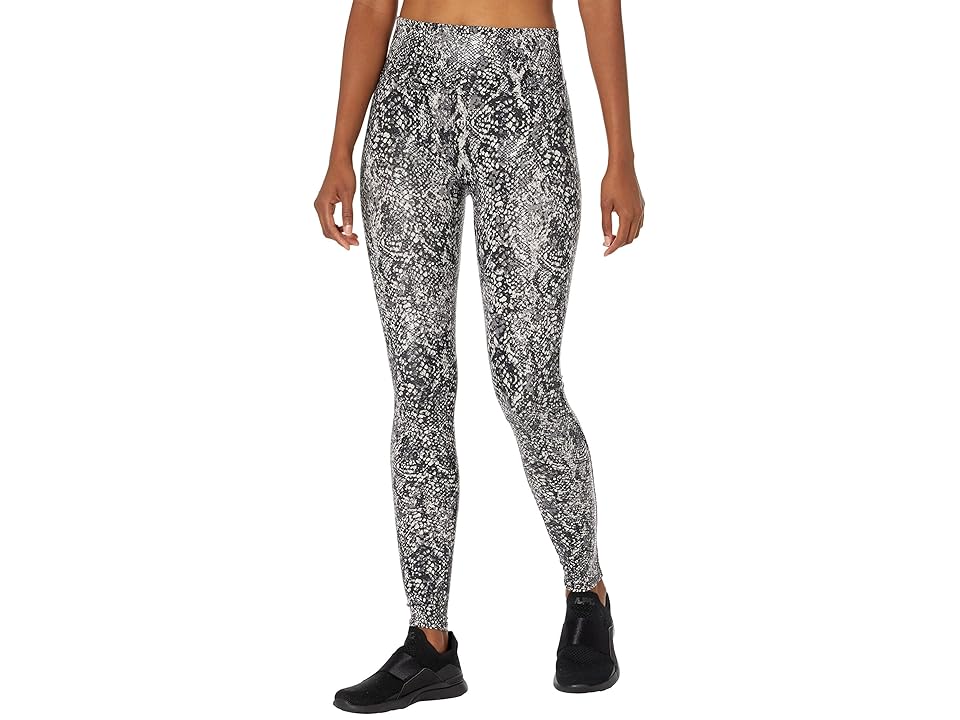 Spanx Faux Leather Snake Shine Leggings (Grey Snake) Women's Clothing INTERNATIONAL SHIPPING