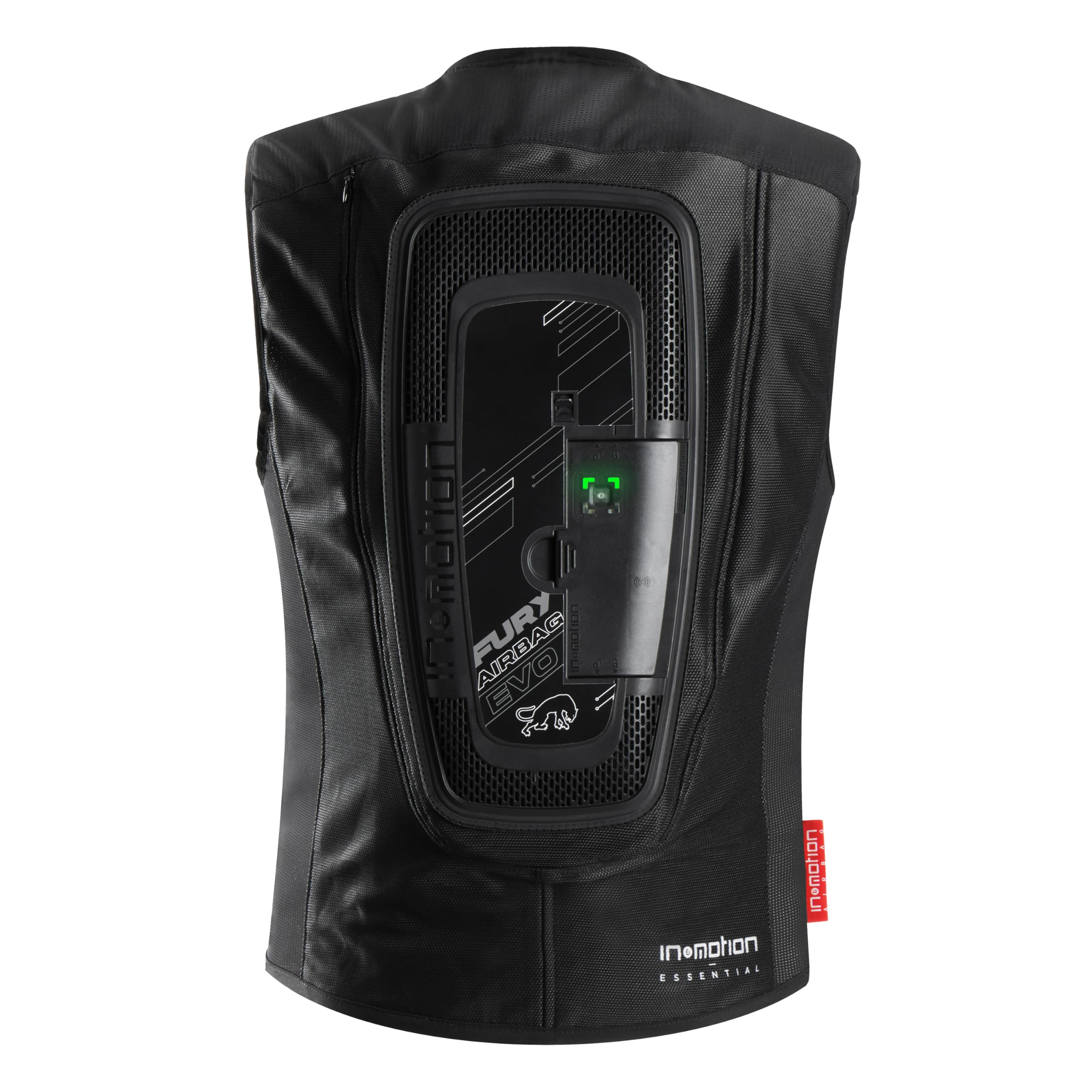 Furygan FURY AIRBAG EVO Chaleco Airbag Homologado para motociclista - Chaleco airbag FIM Ligero y Transpirable - Autónomo - Protección de Motociclista - airbag moto seguridad motociclista