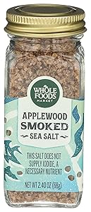 Whole Foods Market, Seasoning Salt, Applewood Smoked, 2.40 Ounce