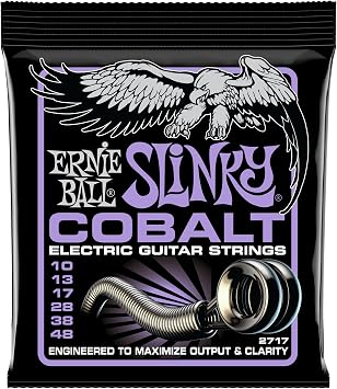Ernie Ball Ultra Slinky Cobalt Electric Guitar Strings 10-48 Gauge