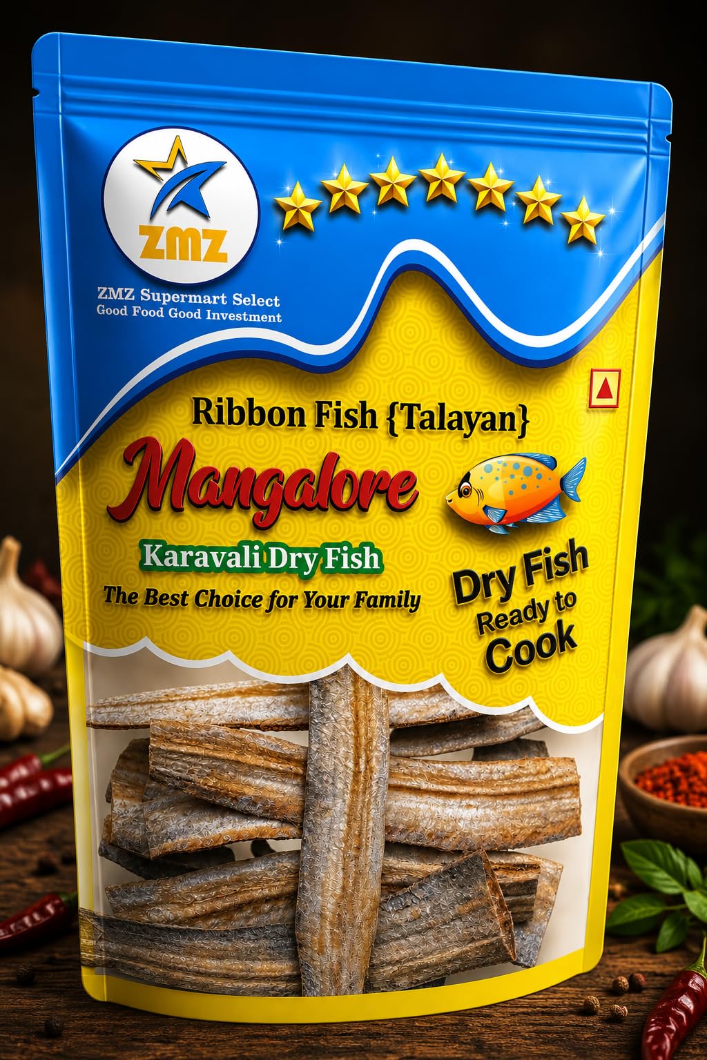 Dried Ribbon Fish Snack Rich in Protein Seafood Snack Natural Smoke Flavour Freshly 600g Pack of 2-image-49