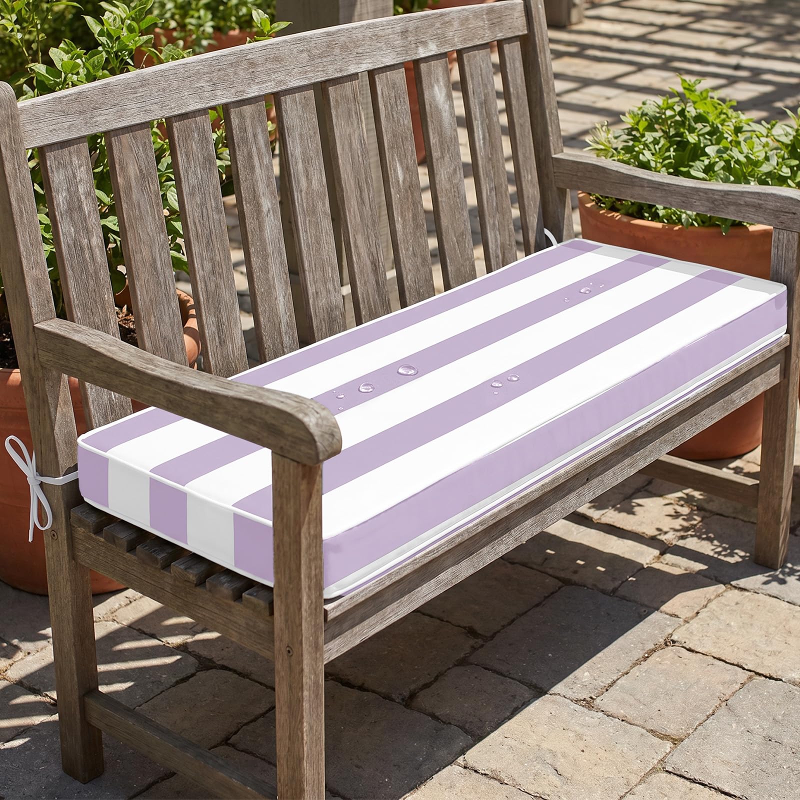 Outdoor Bench Cushion,Waterproof Outdoor Seat Pad,Thick Bench Seat Cushion