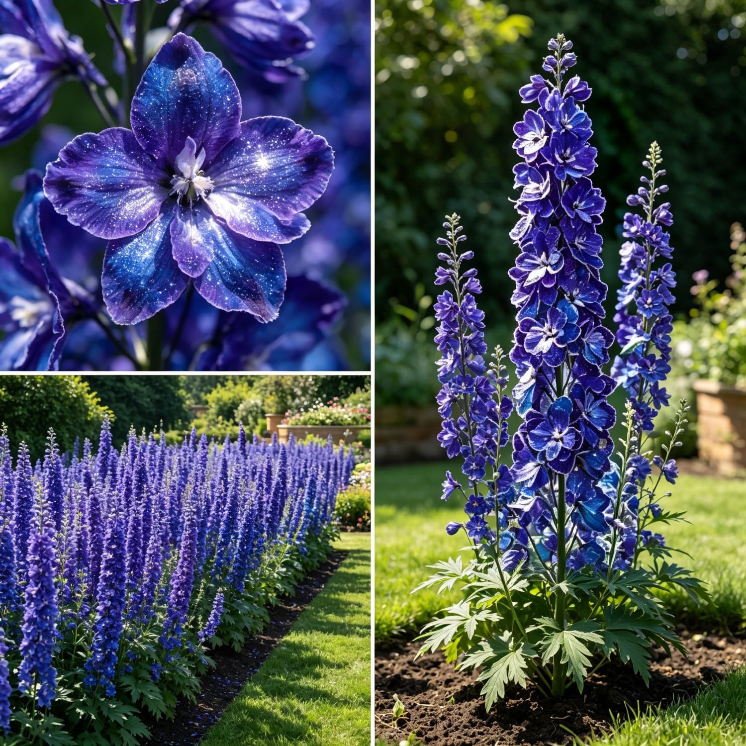 Delphinium（Larkspur） Seeds –Hardy,Perennial,Vibrant Floral Display Garden