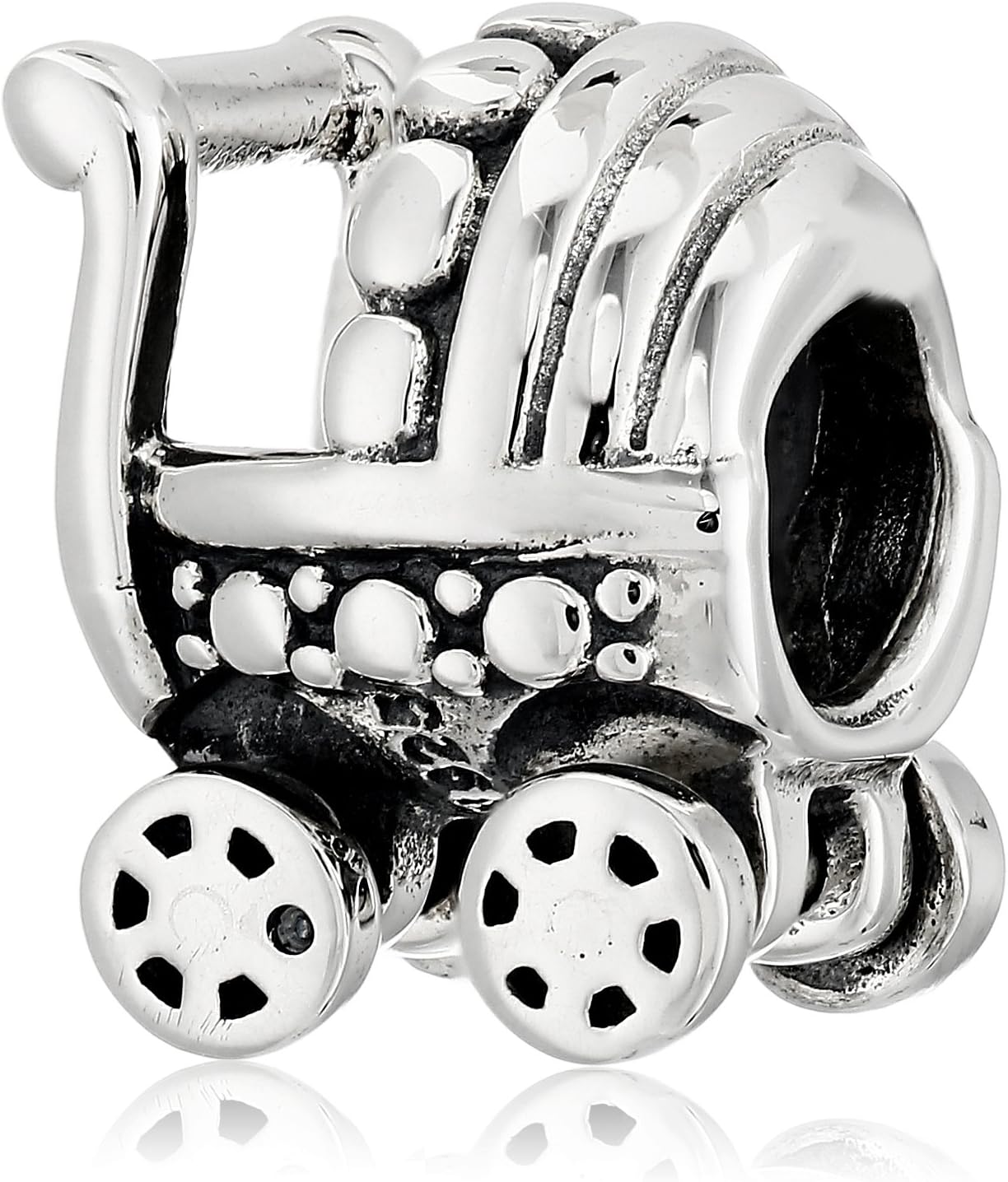 Chamilia Sterling Silver Baby Buggy Bead Charm