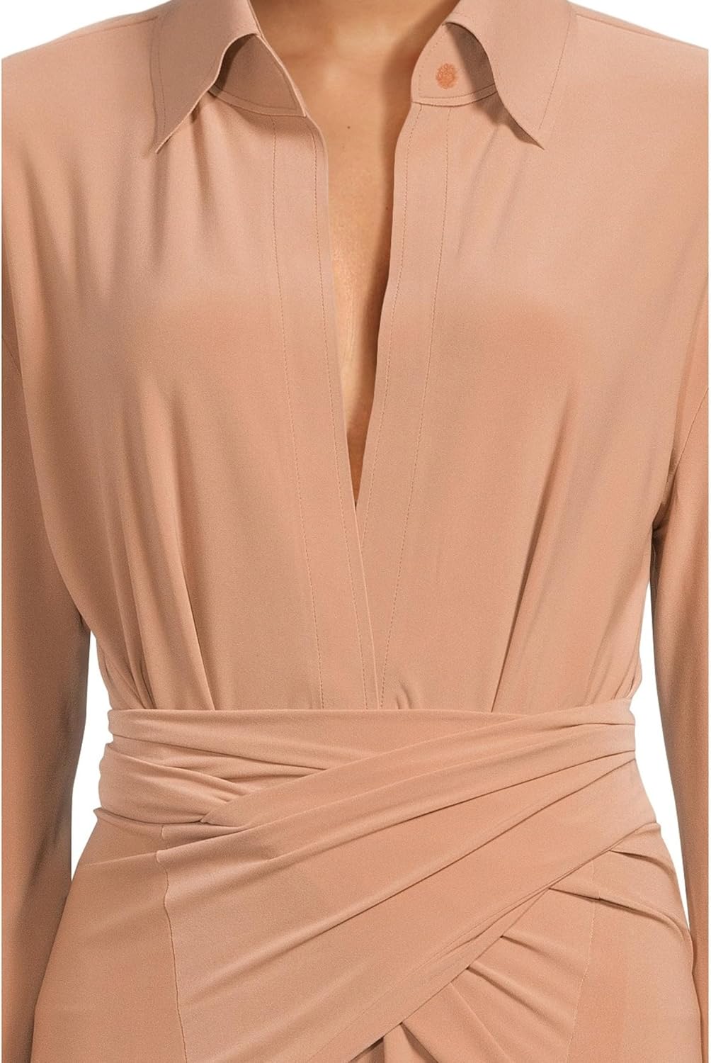 Norma Kamali womens Four Sleeve Nk Shirt Jumpsuit - Image 4