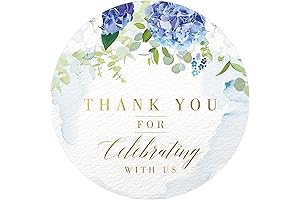 Wedding Thank You Stickers, Perfect for Wedding Favors