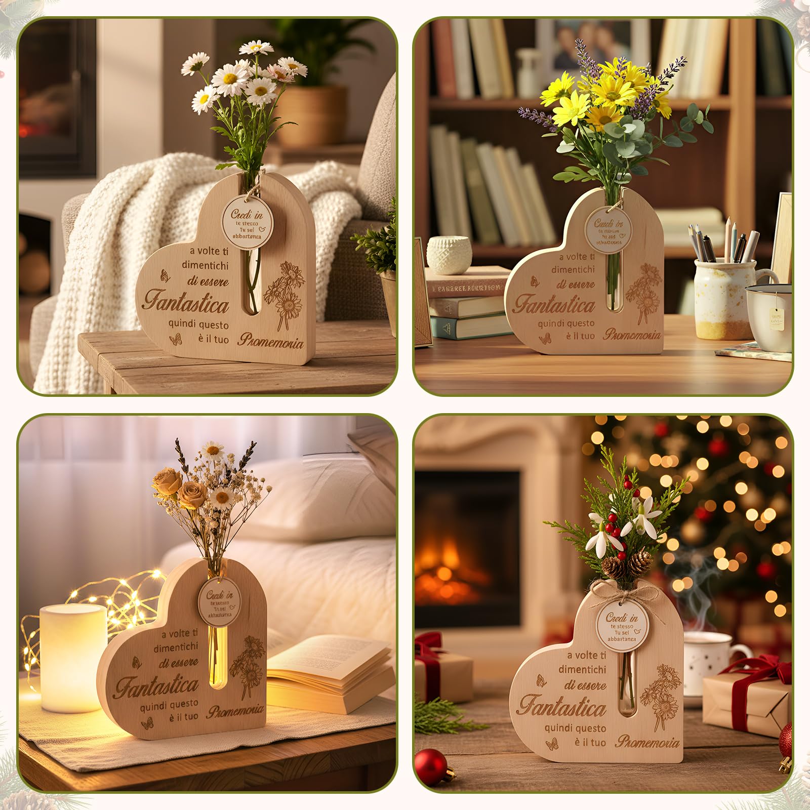 Set regalo per donne per il 50° compleanno e anniversario di matrimonio – Bicchiere da vino