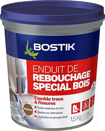 Bostik enduit de rebouchage bois pâte - prêt à l’emploi