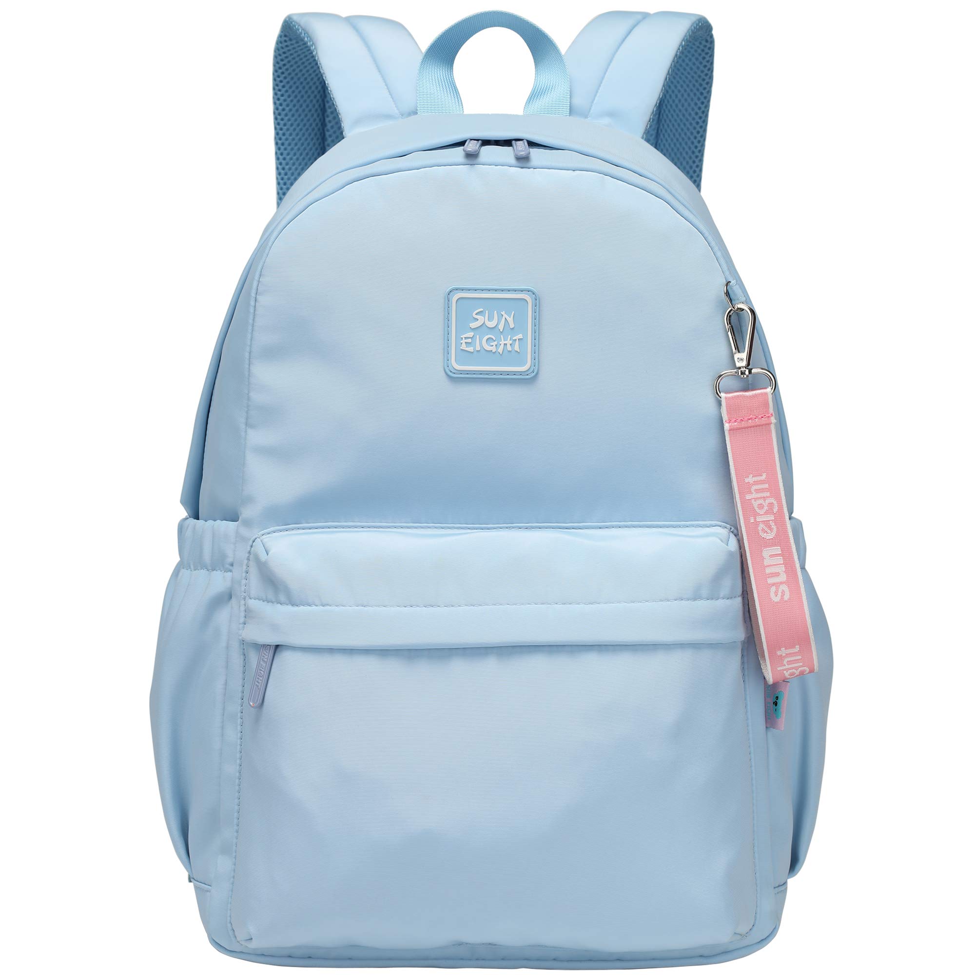 Caran·Y30L Kids Backpack for Girls & Boys Ages 8-18+-Lightweight School Backpack Multi-Pocket Design Adjustable Straps Durable Water-Resistant Aqua Blue Ideal for Elementary to High School Students
