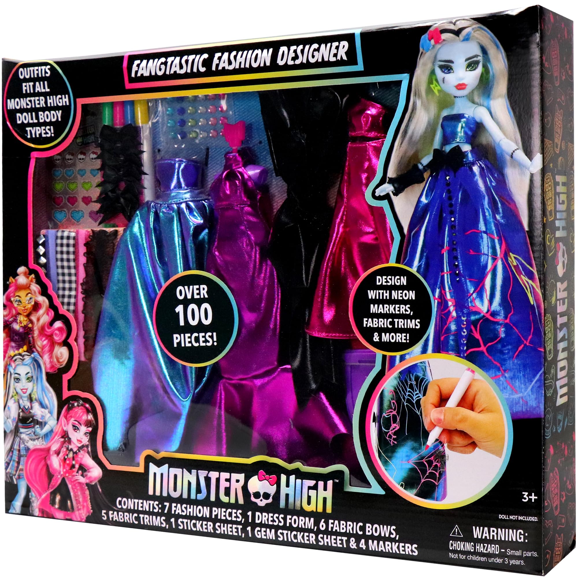 Amazon.com: Monster High Fashion Designer Set DIY Doll Clothing