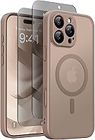 Vista 54 de Funda magnética para iPhone 17 Pro con protector de pantalla de privacidad [compatible con MagSafe] [protección de cámara] [grado militar]