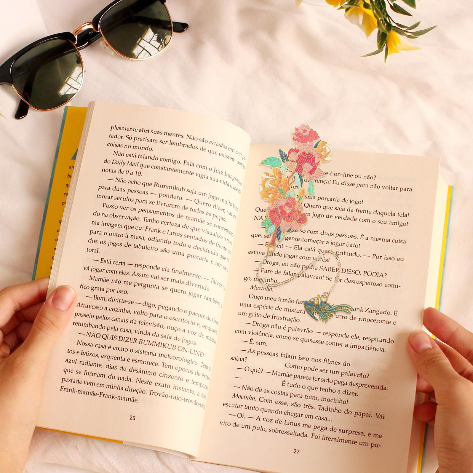 SHINEOFI 3 Sätze Süßes Lesezeichen Retro -lesezeichen Kirsche Bücherwurm Ästhetisch Quaste Geburtstagszeichen Lesen Rostfreier Stahl 2 Stücke * 3