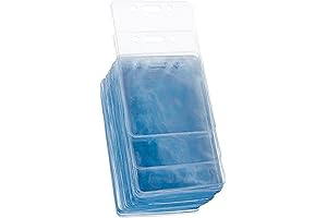 Amazon Basics Clear Name Badge Holder - Vertical