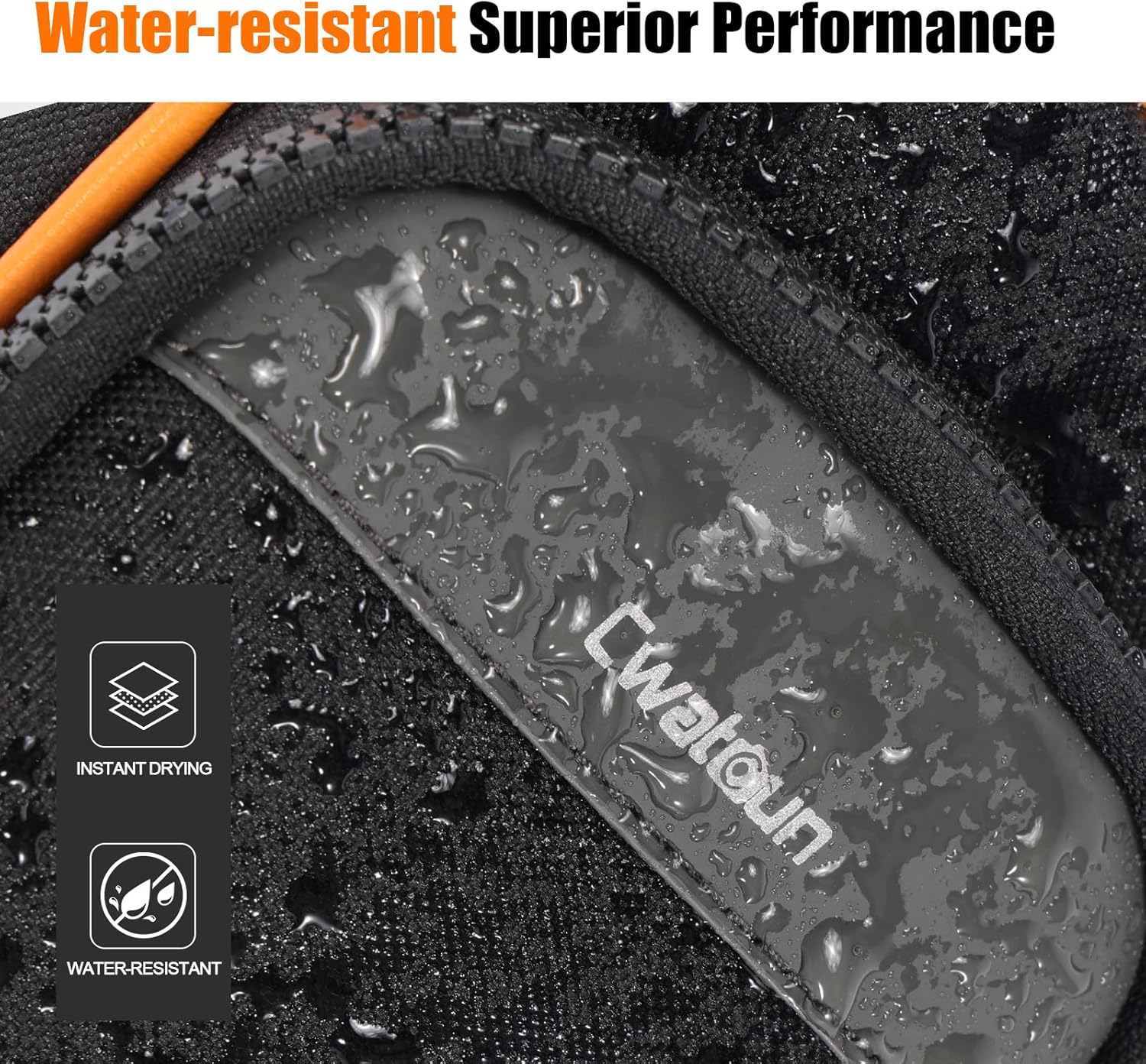 Cwatcun Digital Compact Camera Sling Bag,Portable Protective Small Crossbody Camera Case Lightweight Photography Camera waist bag for Canon Nikon Sony Fuji Digital Camera - Image 7