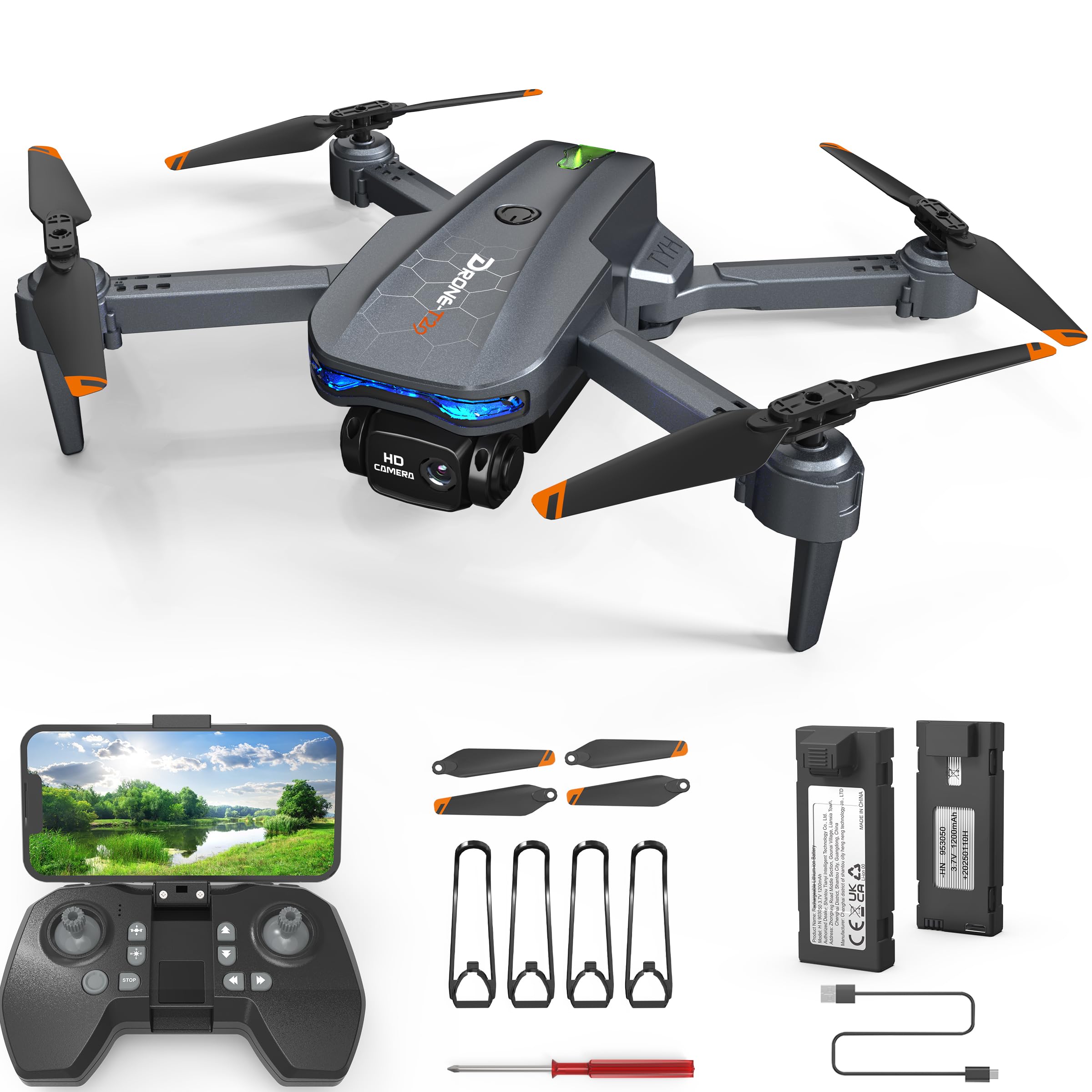 FERIETEL T29 C0 Drone with Camera 1080P