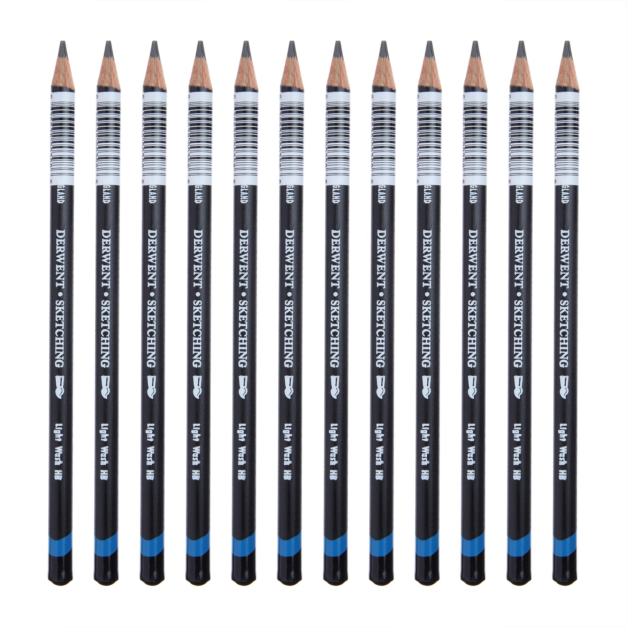 Derwent Water-soluble Fine Art Graphite Sketching Pencils (Pack of 12) (HB)