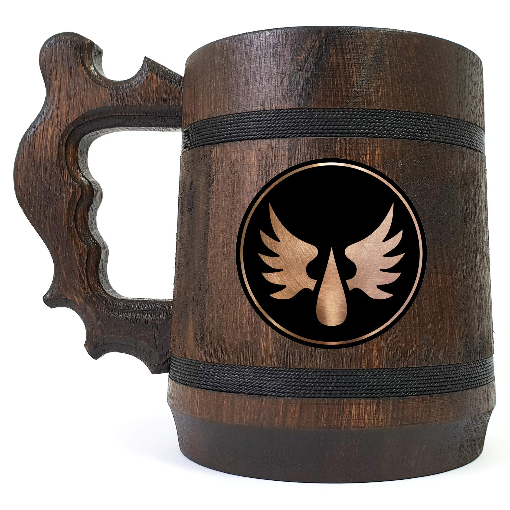 Blood Angels (Space Marines) 40K Beer Mug, Personalized Stein, Wooden Tankard