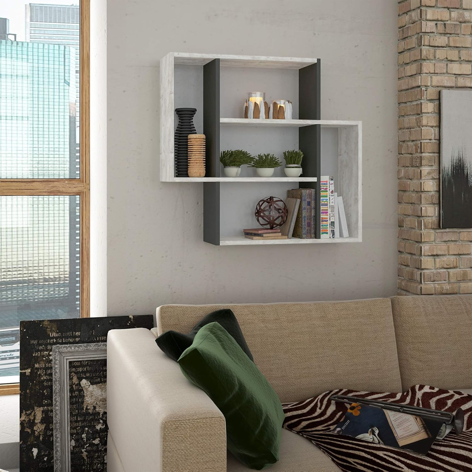 Wisteria Floating Wall Shelf, Modern Wall Shelves, Wall