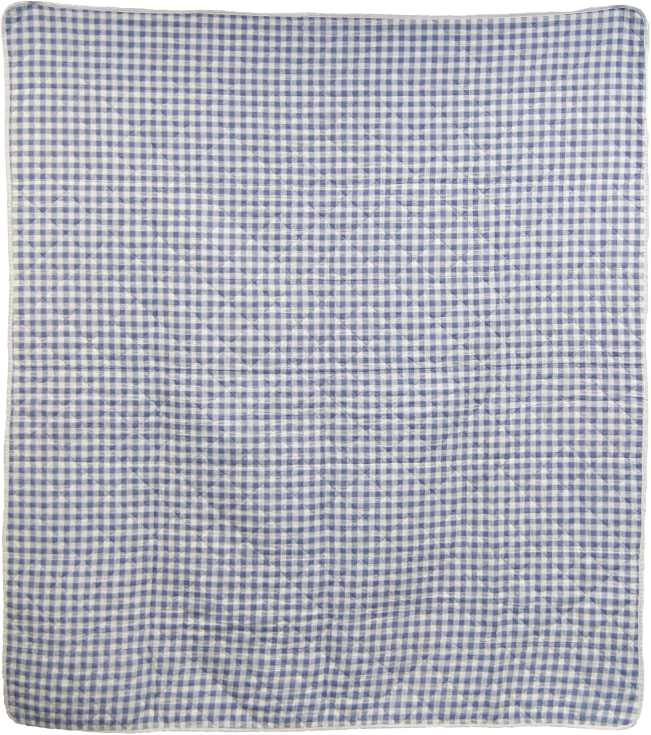 Donna Sharp Stars & Stripes Cotton Quilted Throw/Blanket. Includes a 55" x 60" Quilted Pieced Throw. Machine Washable - Perfect for Americana Rustic Decor