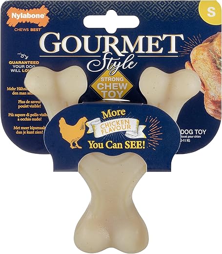 Nylabone – Hueso para perros Gourmet Style Nylabone pollo.