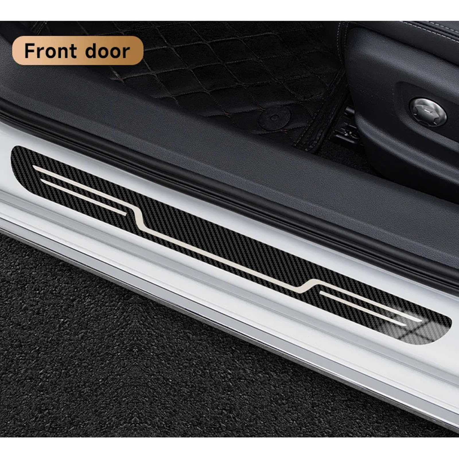 4 sztuki listwy progowe do VW Golf VI 2008-2012