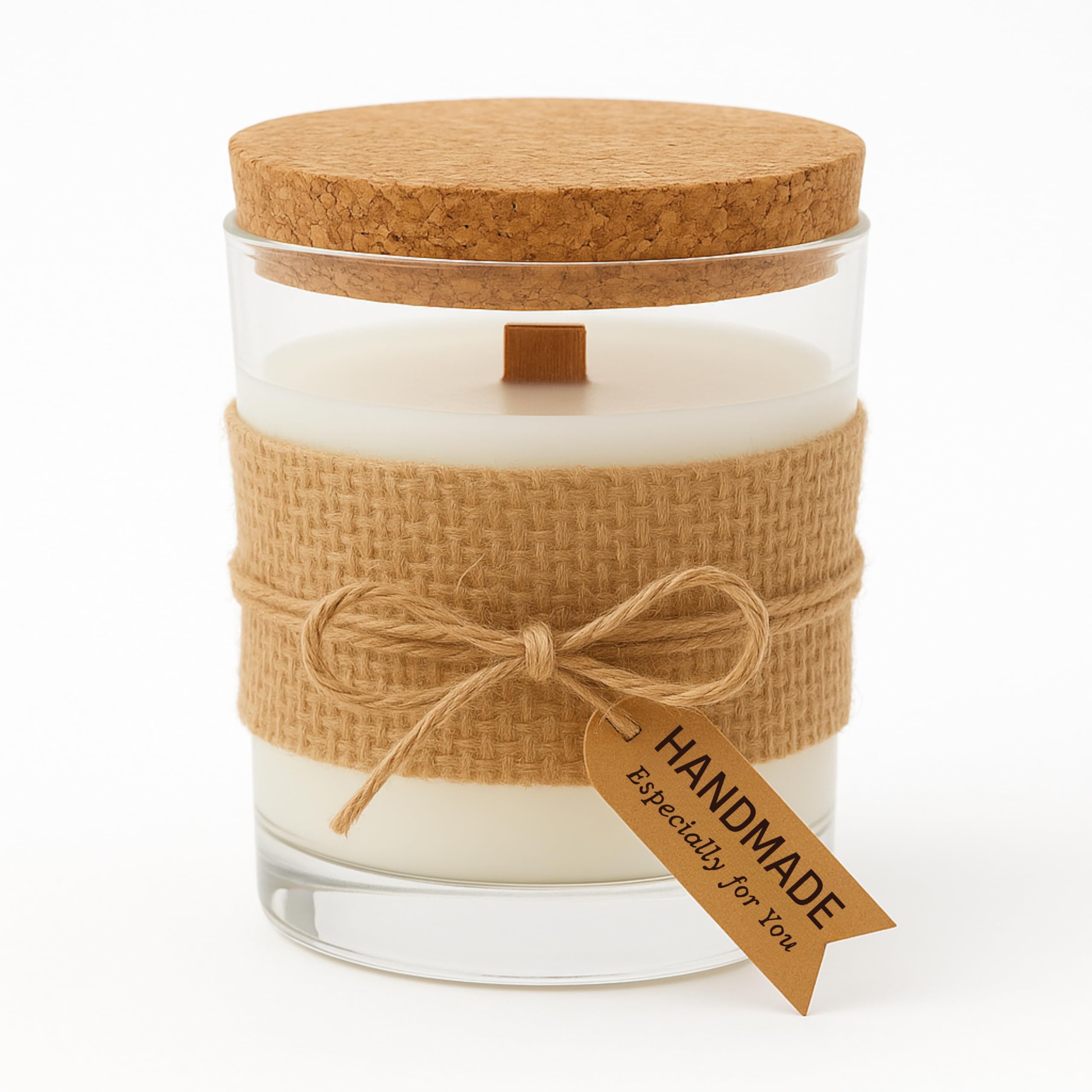 Vela Aromática de Soja con Aroma de Lima y Mango, Ecológica y Artesanal con Mecha de Madera, Regalo Original para Cualquier Ocasión, 450g