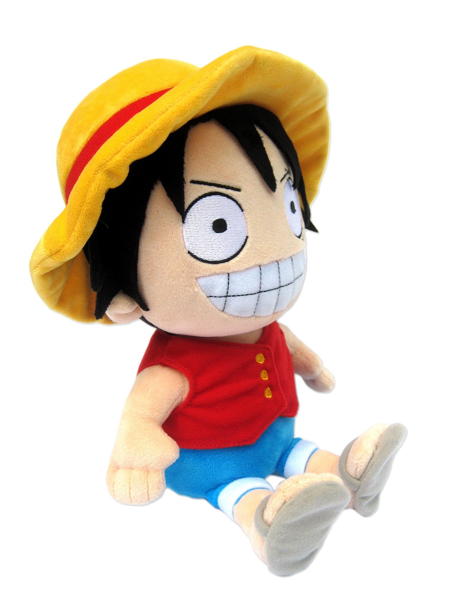 One Piece - Luffy/Ruffy - Peluche Figurine (25cm) - Original & Licensed Manga Anime Ruffy Peluche