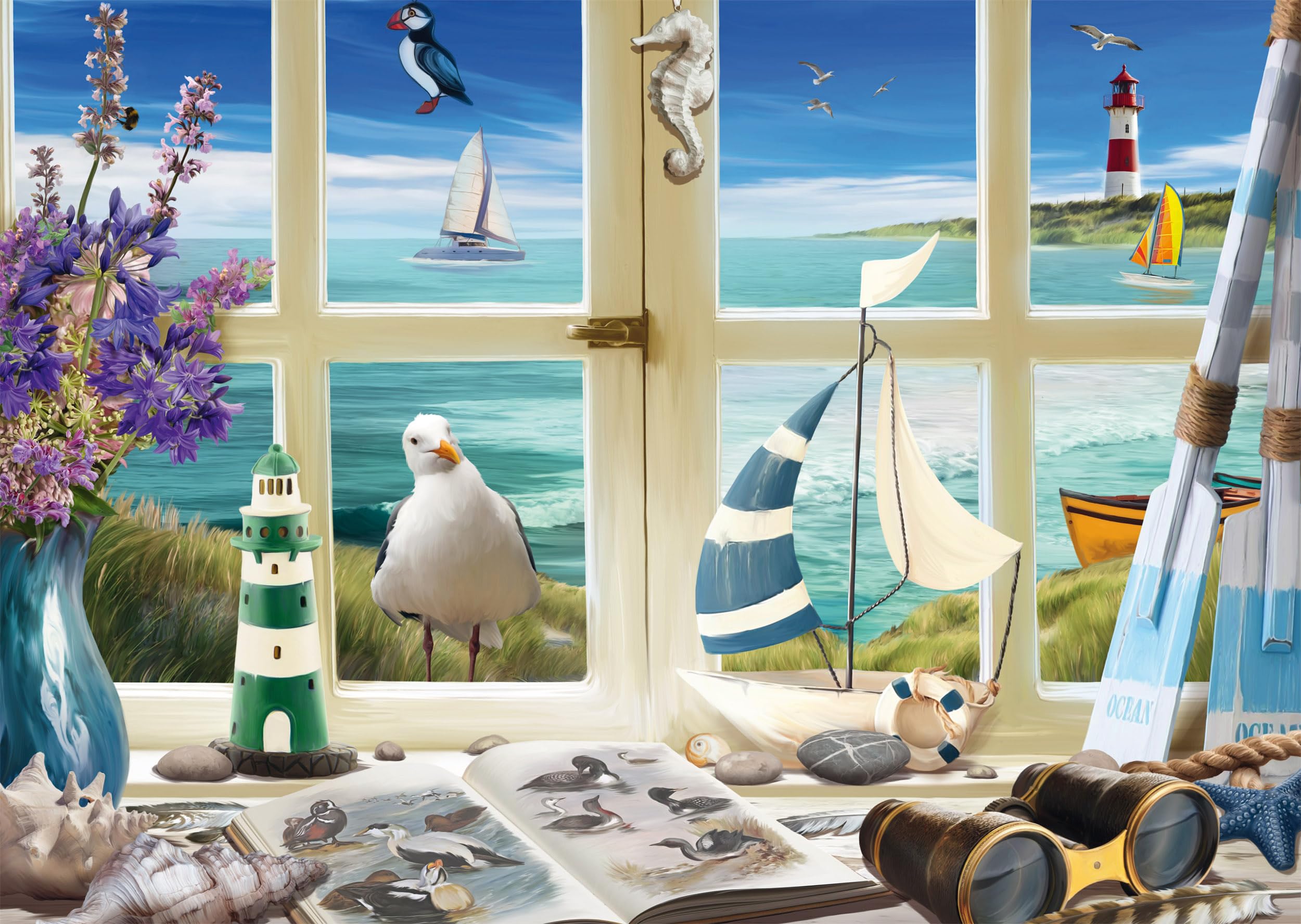 Schmidt | Study by the Sea | 1,000 Piece Jigsaw Puzzle | Age 14+