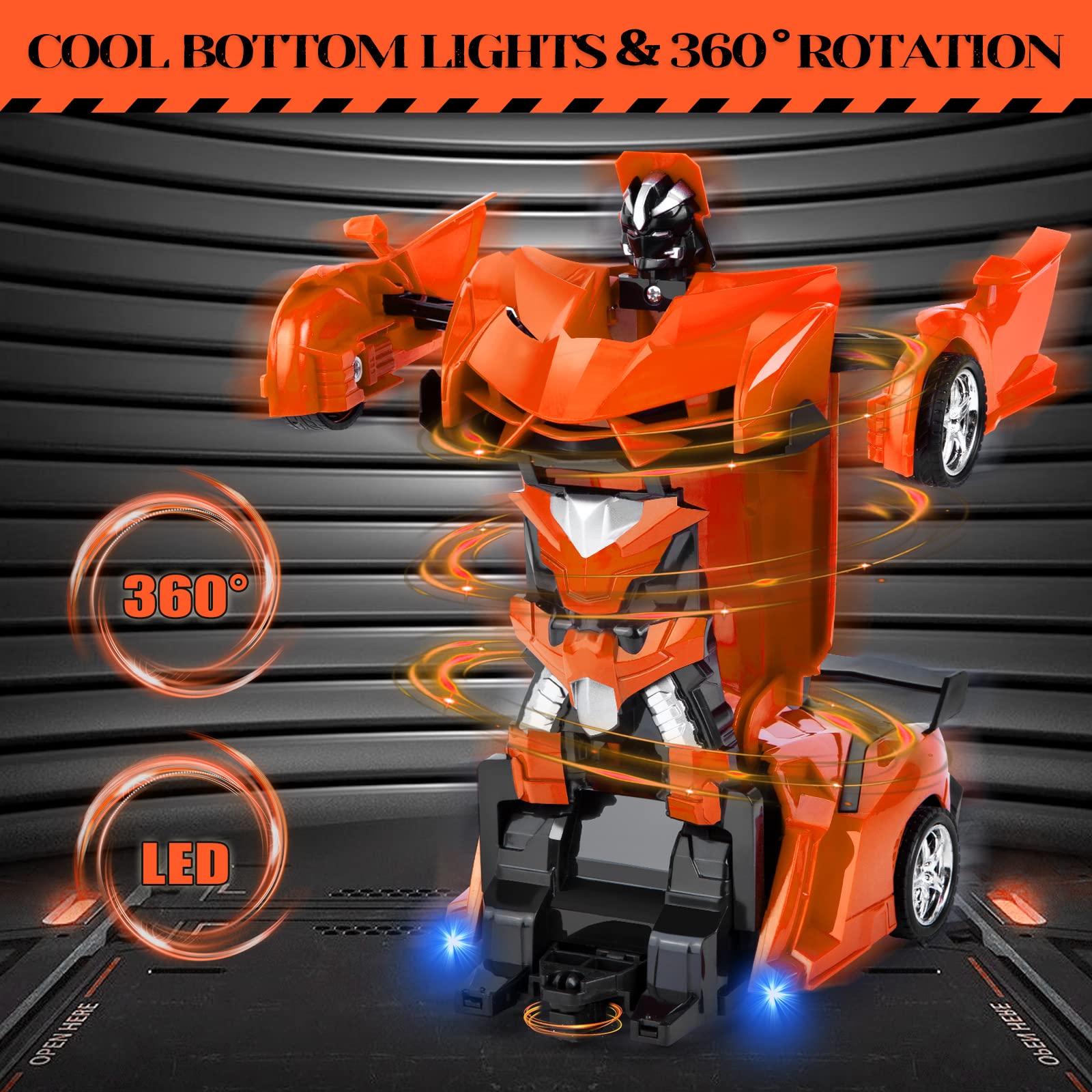 Highttoy Transforming Remote Control Car,Birthday Gifts for 312 Years