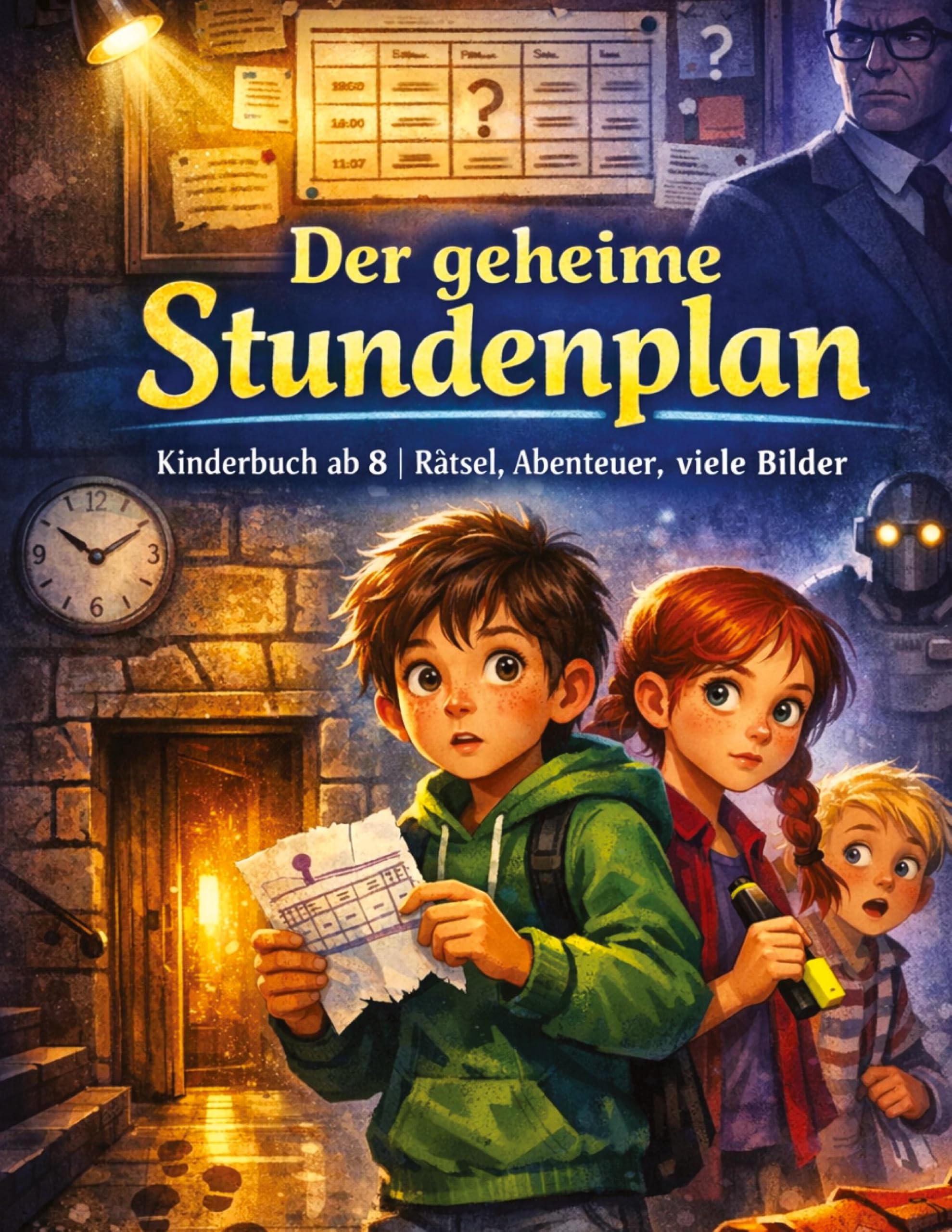 Der geheime Stundenplan: Kinderbuch ab 8 Rätsel, Abenteuer, viele Bilder