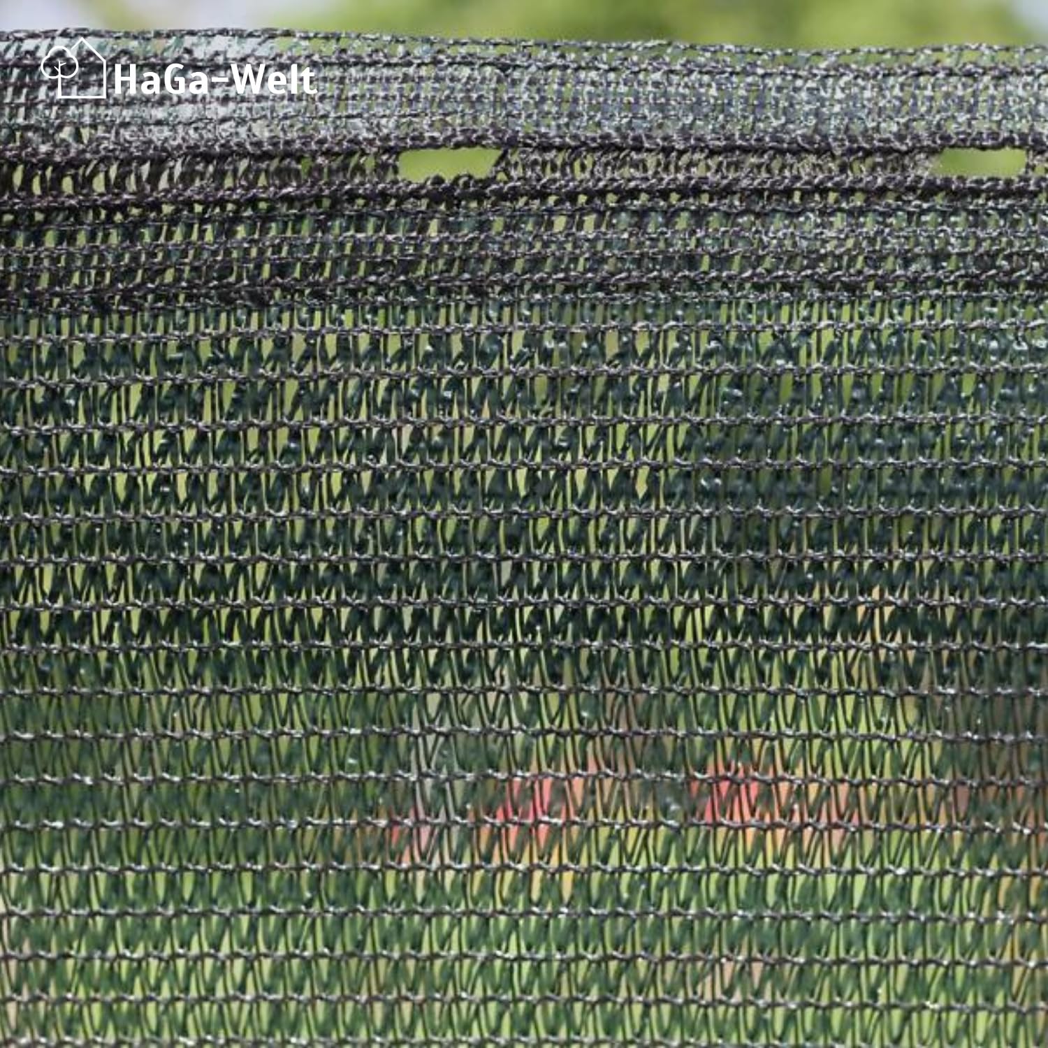 HAGA Filet d'ombrage 4 m x 5 m avec effet d'ombrage 60 % vert – Protection solaire pour clôture – occultant pour serre et potager – respirant