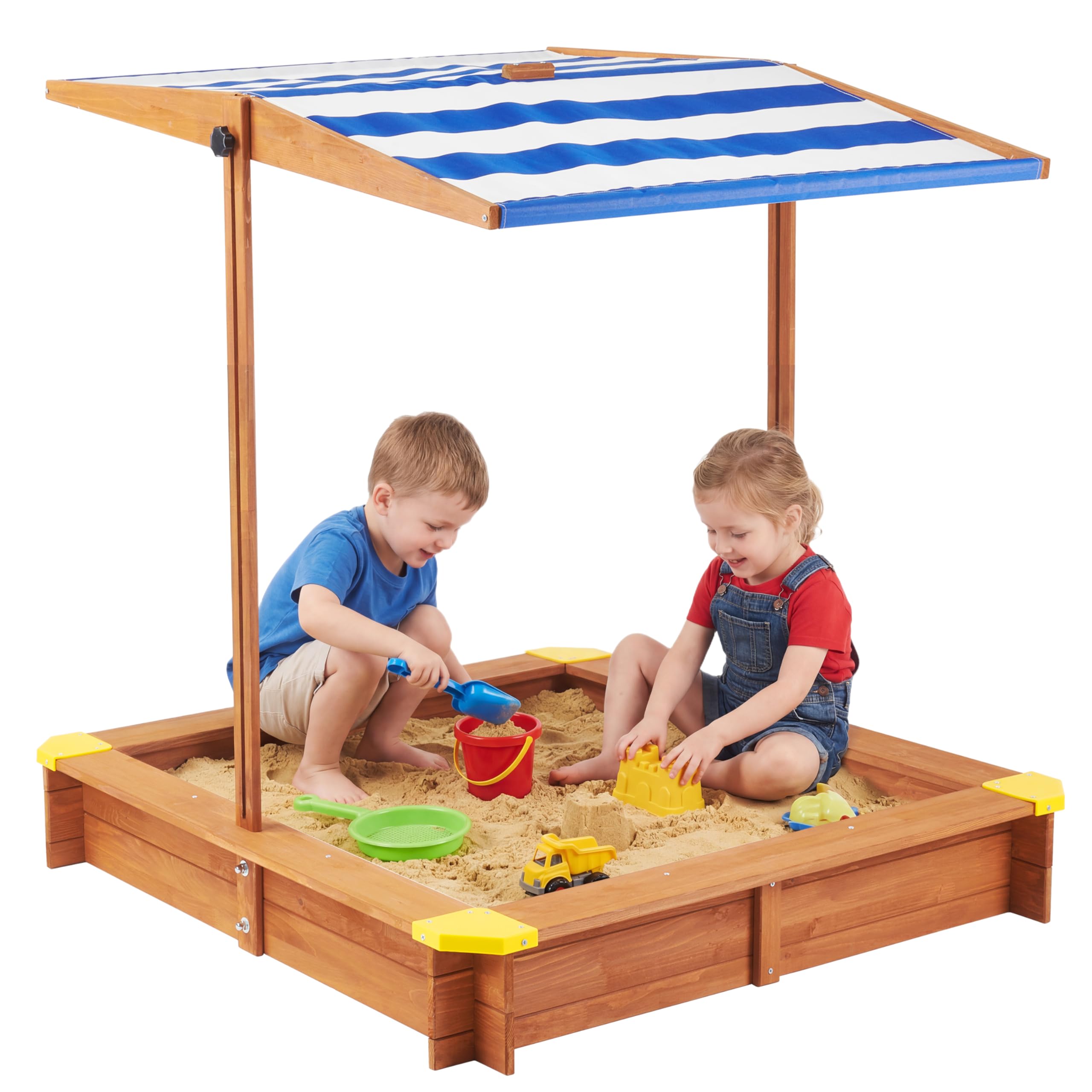SoliWood Kid's Sandbox with Cover