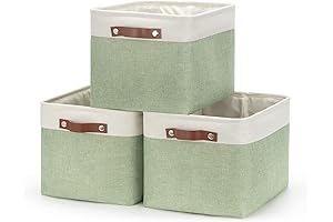 Stylish Linen Canvas Storage Baskets for Enhanced Organization