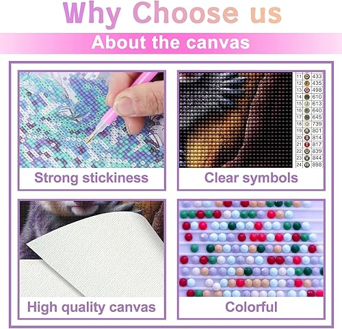 Miniatura 4 de Kits de pintura de diamantes 5D para adultos, kits de arte de diamantes para principiantes, Koala pequeño, taladro completo, gemas de puntos de