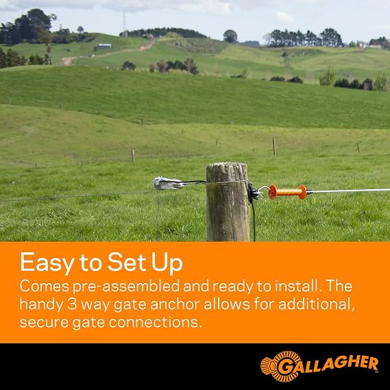 GALLAGHER NORTH AMERICA Electric High Visibility Spring Gate