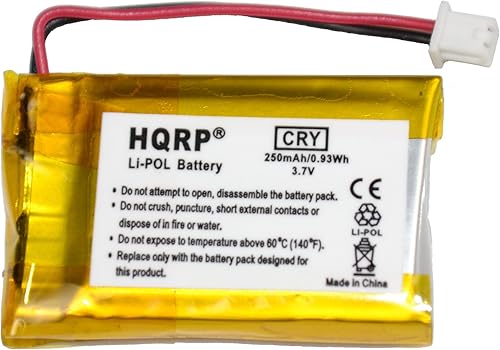 HQRP Batería funciona con VXI Blue Parrott 052030, 502030 BlueParrott B250-XT, auriculares inalámbricos Bluetooth B250-XT+, Roadwarrior, Blue-Parrot