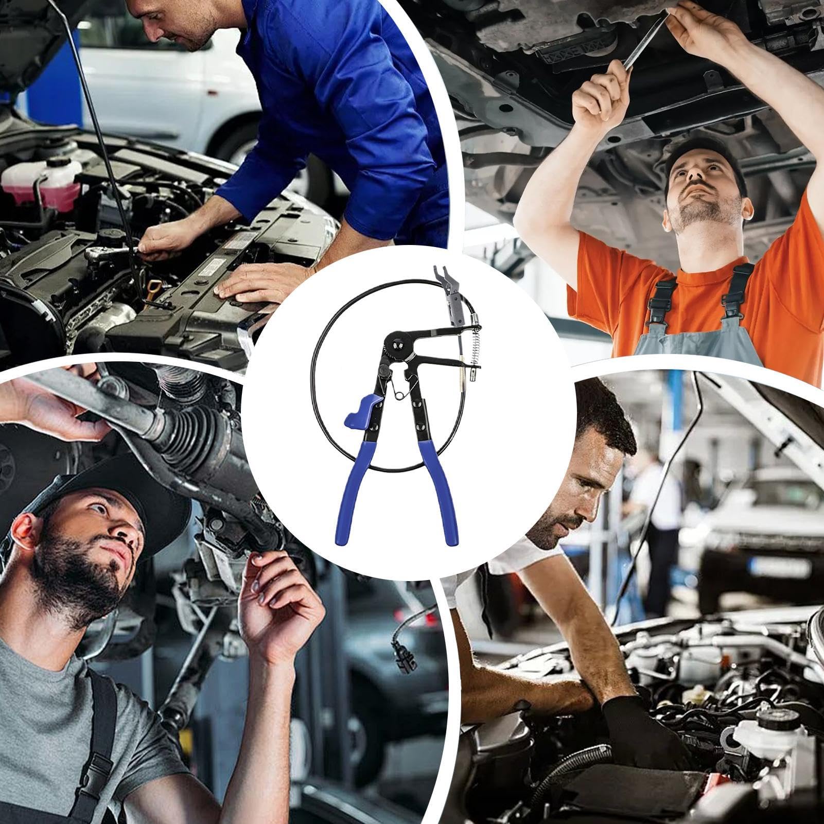 Alicates para mangueras automotrices,Alicates para abrazaderas de mangueras automotrices - Alicates para quitar mangueras flexibles,Kit de extracción de abrazadera de manguera, herramienta de abrazade