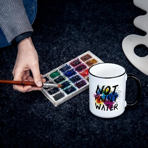 Miniatura 3 de Regalos de agradecimiento para profesores de arte, taza de café con agua sin pintura de 11 onzas