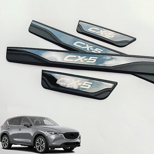 GZBFTDH Edelstahl Schutz Einstiegsleisten Türschweller, Car Zubehör Für ...