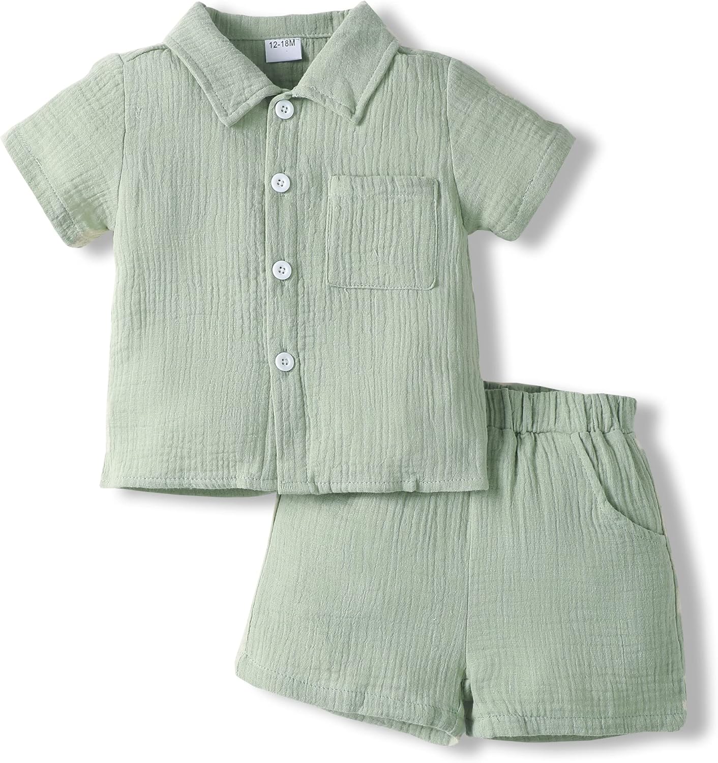 Renotemy Toddler Baby Boy Clothes Summer Outfits Infant Boy Clothing For Little Kid Shorts Sets