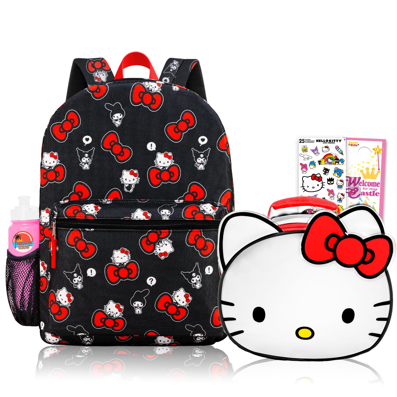 hello kitty 16 in backpack sch kt and Lunch Box Set – 16” School Bag with Insulated Lunch Bag, Water Bottle, Stickers & More Style:1 Pack Legend Elite Musky Rod water or juice bottles Herschel Supply Co. Herschel