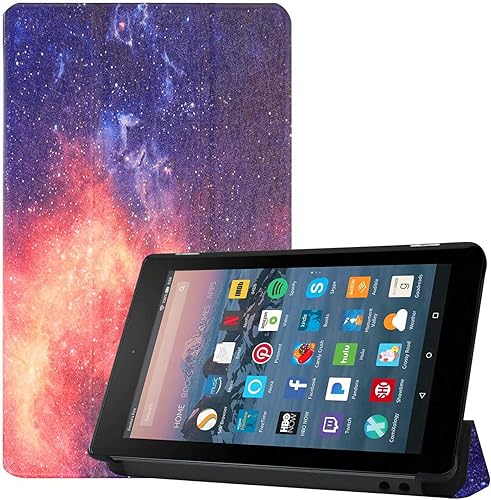 Maomi Funda para Kindle Fire 7 2019 2017 versión 9 7 generación funda inteligente plegable de piel sintética con encendido y apagado automático