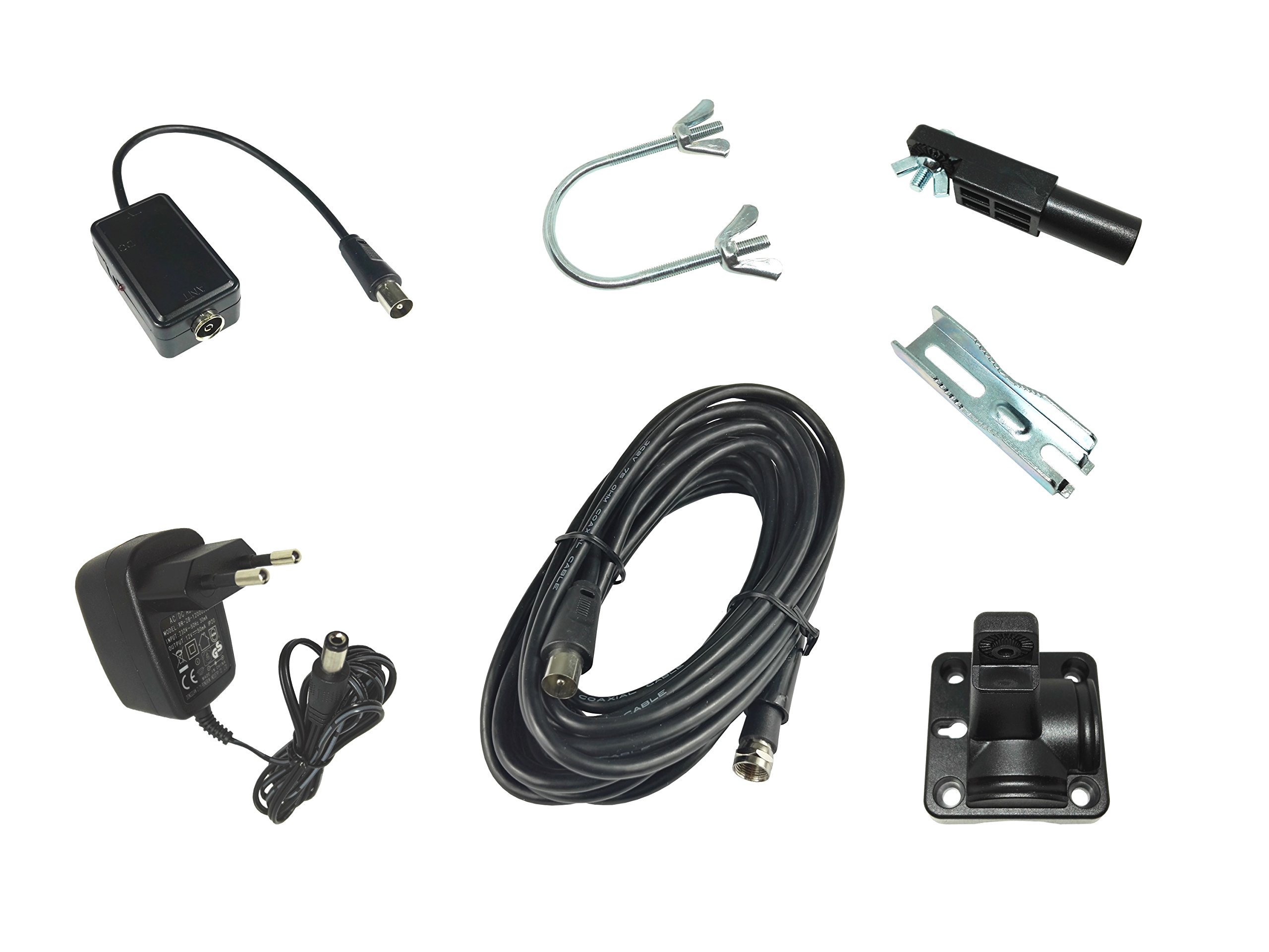Xoro Antena Wewnętrzna/Zewnętrzna, Biały, 3.5 mm