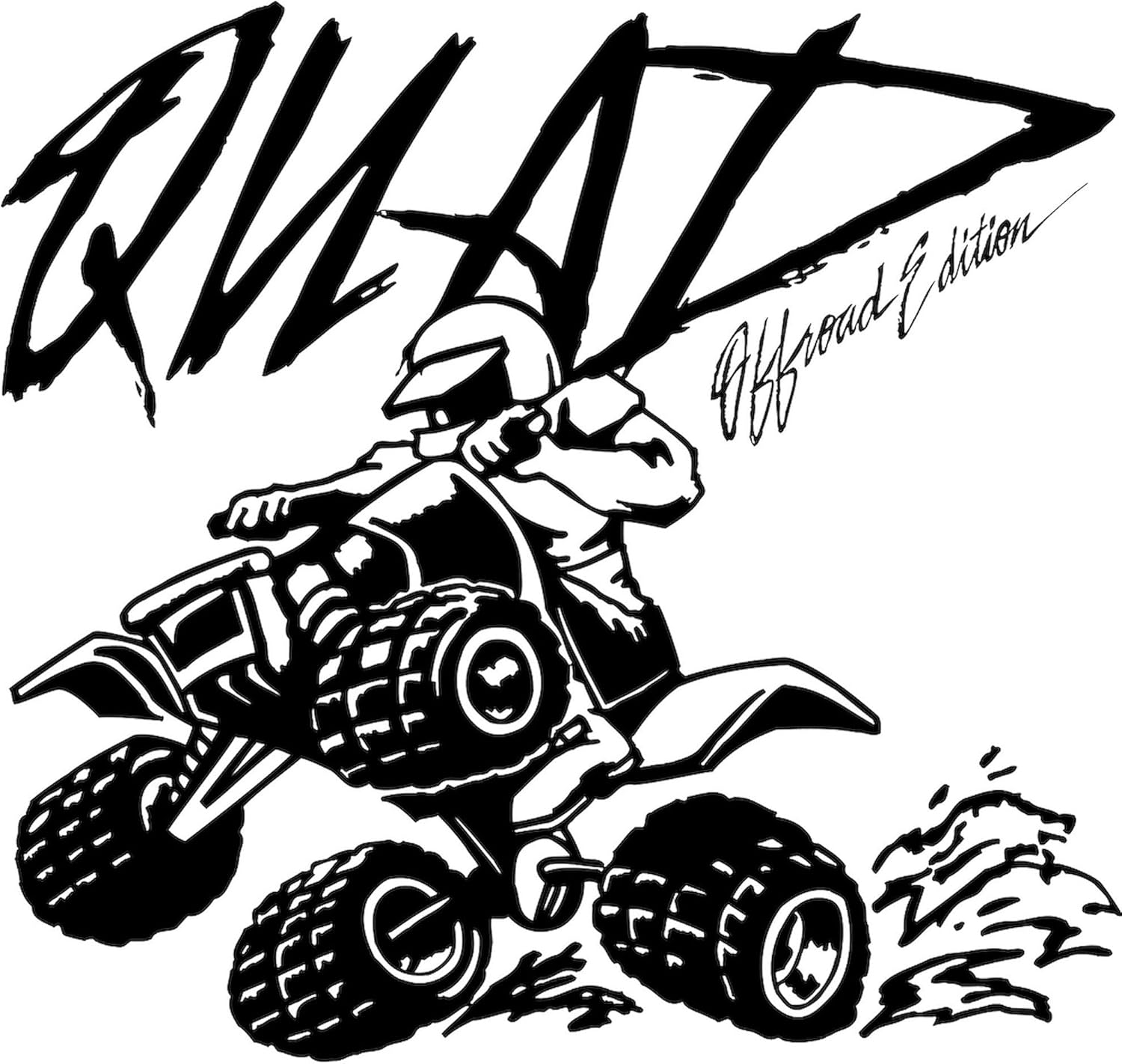 CafePress Quad 4X4 Off Road Edition 30"x60" Absorbent Cotton Back, Soft Beach, Pool Towel