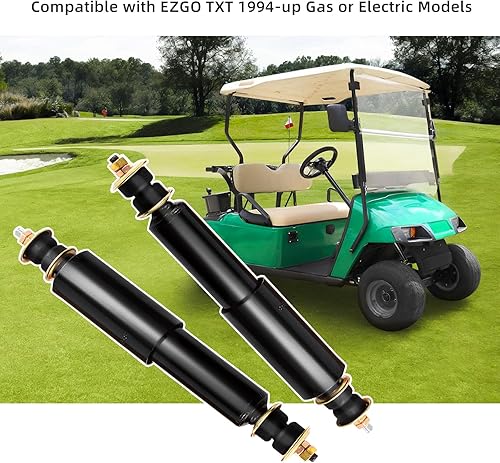 Miniatura 5 de Roykaw EZGO TXT Kit de amortiguadores delanteros y traseros para carrito de golf para modelos eléctricos y de gas de 1994 en adelante, reemplaza al