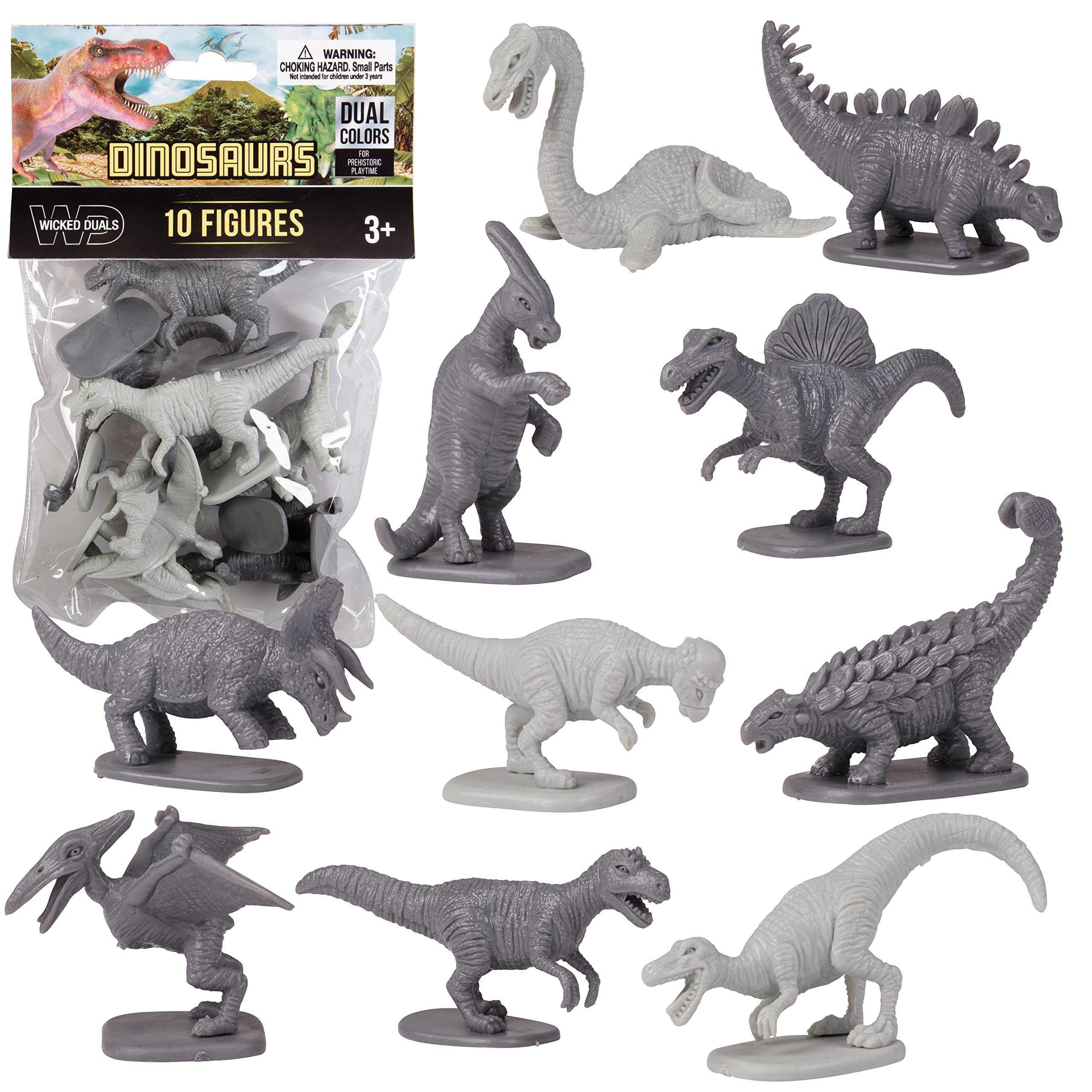 ディノス ソフビ DINOS Amazon.com: Wicked Duals Dinosaur Action Figures- 10 Different