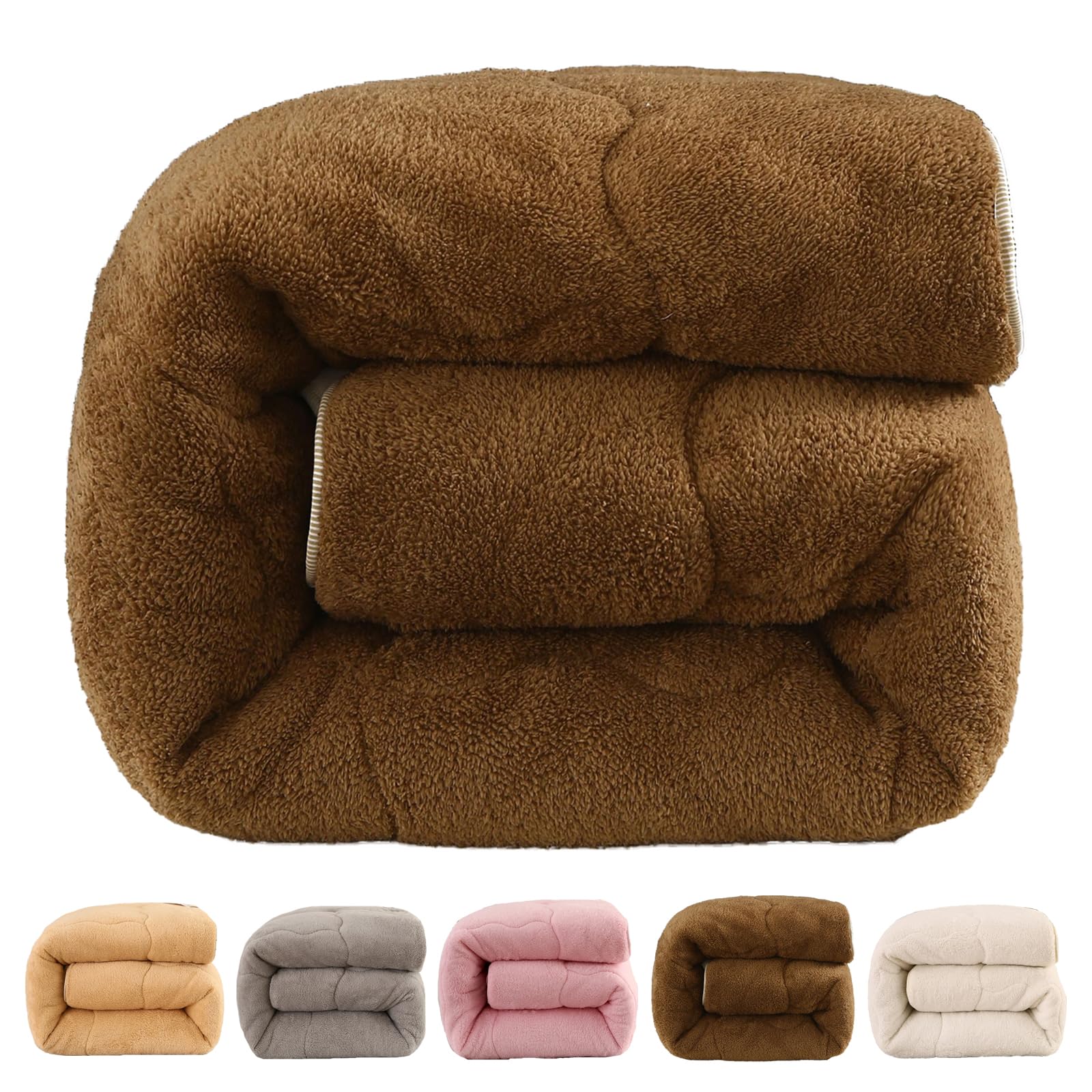 Edredón de Cama, Relleno de Fibra Suave, Edredon Matrimonio Cama, Ligero, Transpirable para Otoño e Invierno, Manta Edredón Cama Cálido Lecho (D 150x200cm/59x79in 2.5kg)