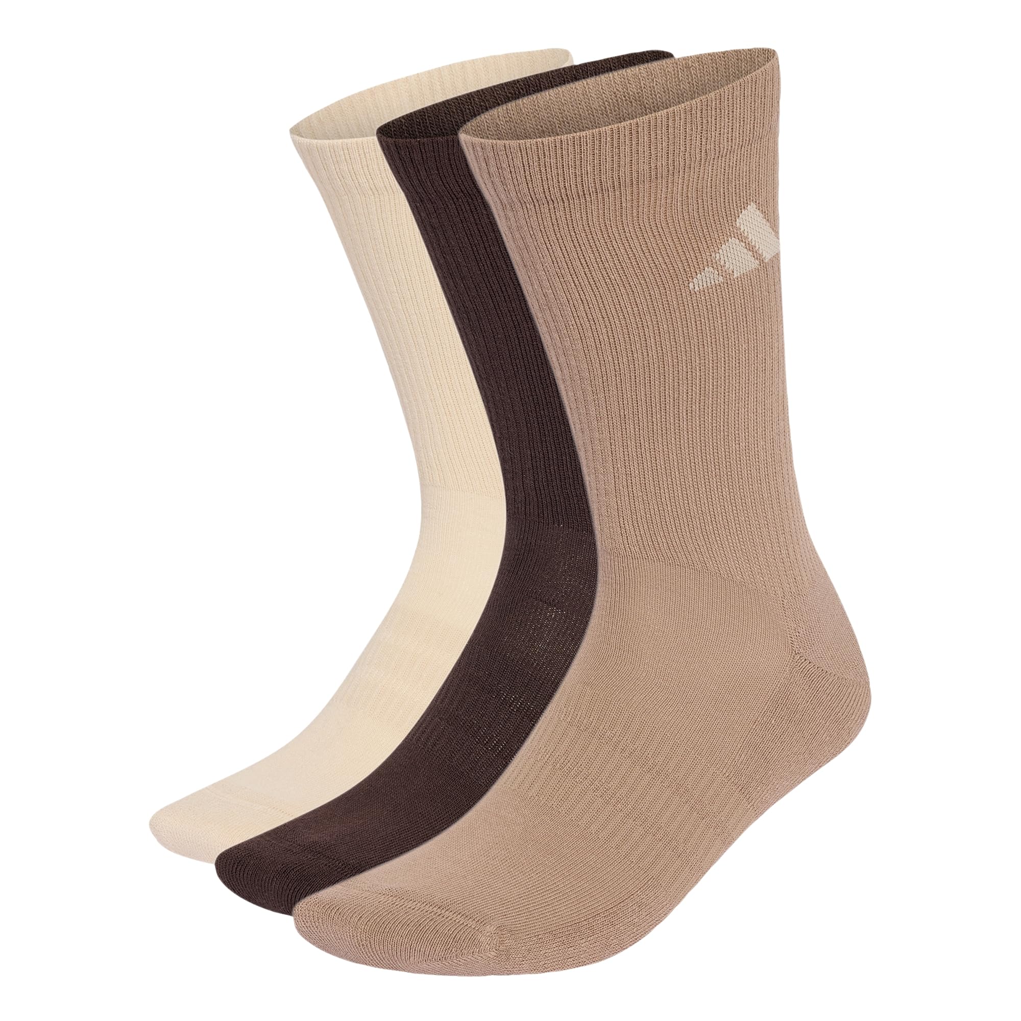 Adidas Unisex Beige Chaussettes Cushioned Crew (X3)